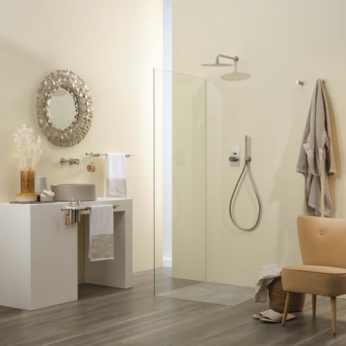 Miscelatore da doccia - E0BA0140S/PICM - Ritmonio Rubinetterie Srl - da parete / in acciaio inossidabile / da bagno