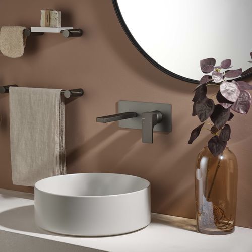 Miscelatore per lavabo - PR32AH101F31 - Ritmonio Rubinetterie Srl - da parete / da incasso / in ottone cromato