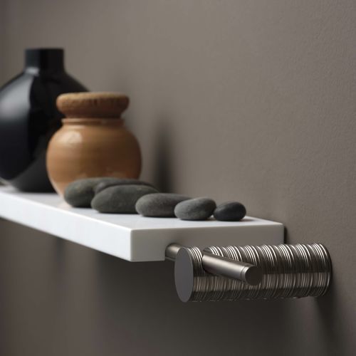 Sistema di fissaggio in ottone cromato - 7BW005 - Ritmonio Rubinetterie Srl - per stanza da bagno