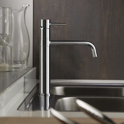 Miscelatore per lavabo - E0CU220CRL - Ritmonio Rubinetterie Srl - da appoggio / in ottone cromato / da cucina