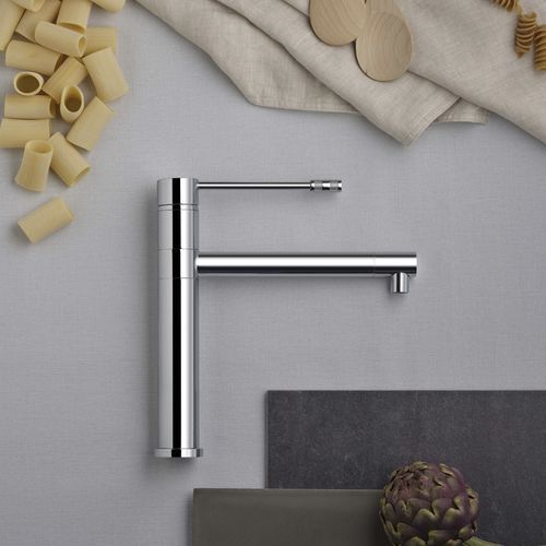 Miscelatore per lavabo - E0CU00CRL - Ritmonio Rubinetterie Srl - da appoggio / in ottone cromato / da cucina