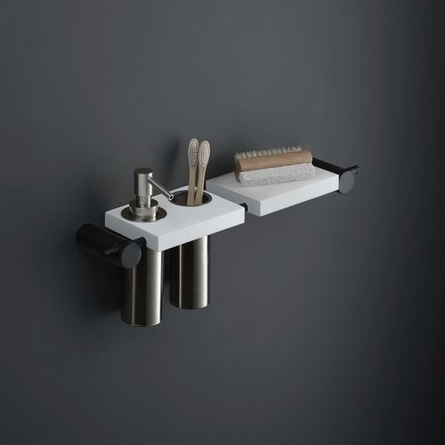 Sistema di fissaggio in ottone cromato - 7N0003F38 - Ritmonio Rubinetterie Srl - per stanza da bagno
