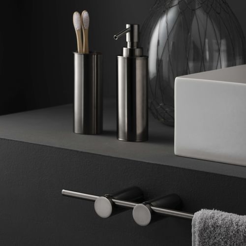 Sistema di fissaggio in ottone cromato - 7BW002IX - Ritmonio Rubinetterie Srl - per stanza da bagno