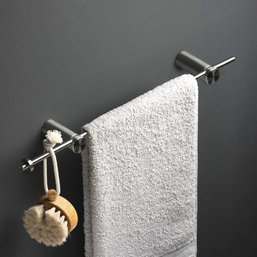 Sistema di fissaggio in ottone cromato - 7BW002INOX - Ritmonio Rubinetterie Srl - per stanza da bagno