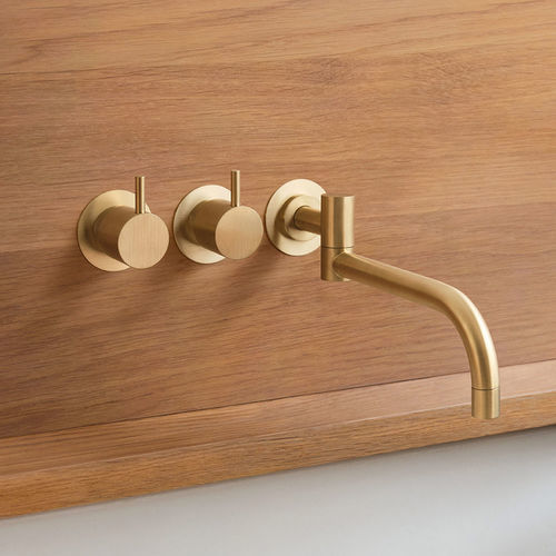 Miscelatore doppio comando da incasso - 631 series - VOLA - in acciaio inossidabile / da bagno / da cucina