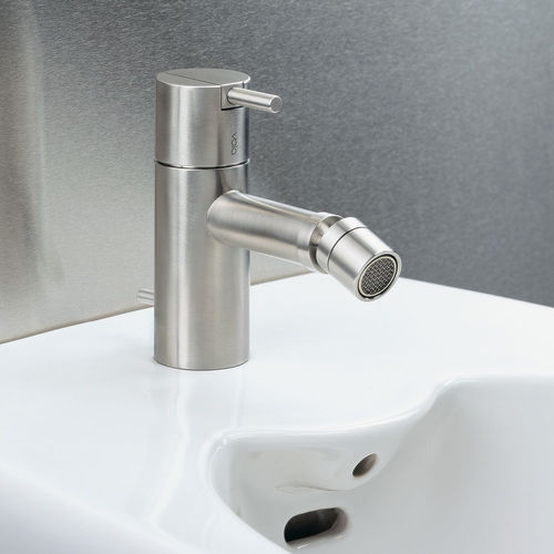 Miscelatore per bidet - HV4 series - VOLA - da appoggio / in acciaio inossidabile / da bagno