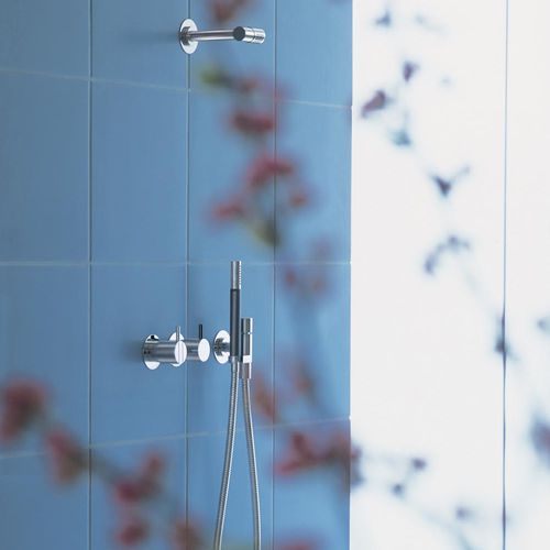 Set doccia da incasso a muro - 2471-081 series - VOLA - contemporaneo / con doccia a mano / con soffione fisso