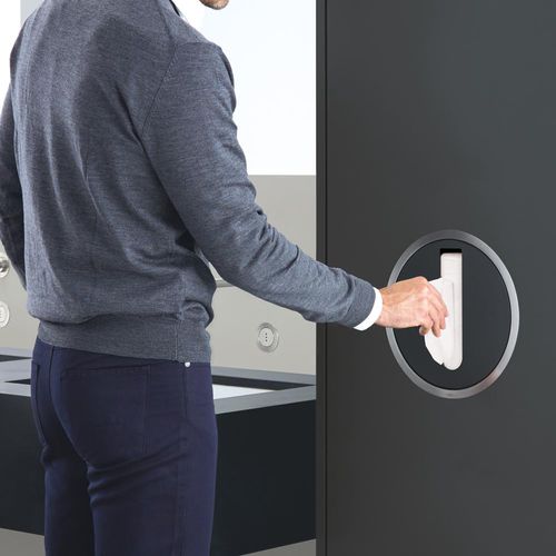 Distributore di salviette da incasso - RS2 - VOLA - in acciaio inossidabile / in ottone / di carta