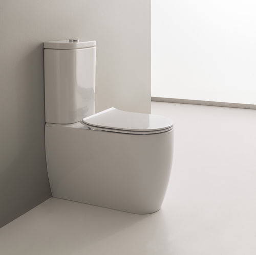 WC monoblocco - MOON MONOBLOCK - Scarabeo Ceramiche - in ceramica / non specificato / senza brida