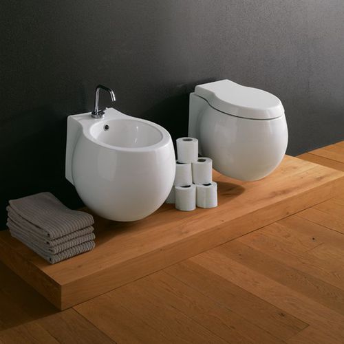 Bidet sospeso - PLANET - Scarabeo Ceramiche - in ceramica