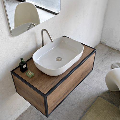 Lavabo da appoggio - Glam - Scarabeo Ceramiche - in ceramica / di lunga durata / contemporaneo