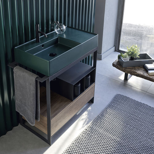 Supporto per lavabo in metallo - SOL2 - Scarabeo Ceramiche