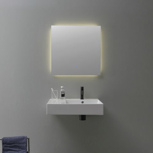 Lavabo sospeso - Teorema 2.0 Plus - Scarabeo Ceramiche - per disabili / rettangolare / moderno