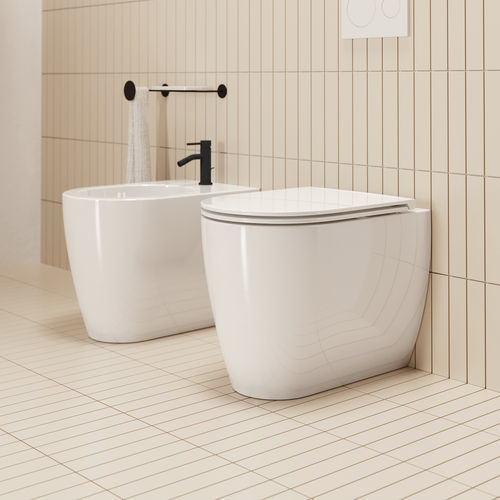 WC da terra - GLAM TWIST - Scarabeo Ceramiche - in ceramica / non specificato / per uso residenziale