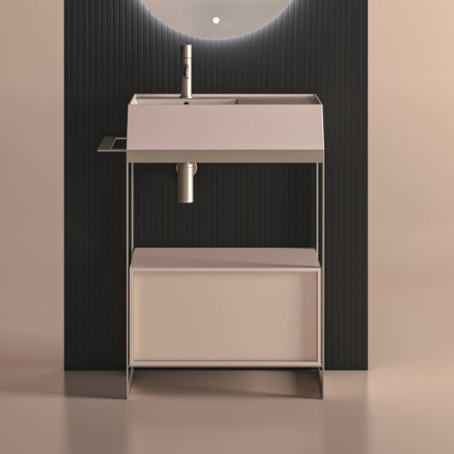 Supporto per lavabo in metallo - SOLID: 2903 - Scarabeo Ceramiche