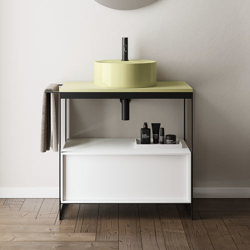 Supporto per lavabo in metallo - SOLID: 2902 - Scarabeo Ceramiche