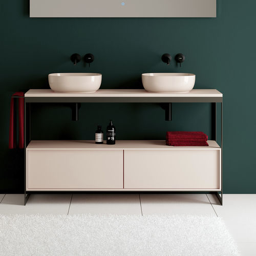 Supporto per lavabo in metallo - SOLID: 2920 - Scarabeo Ceramiche