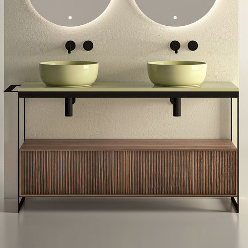 Supporto per lavabo in metallo - SOLID: 2922 - Scarabeo Ceramiche