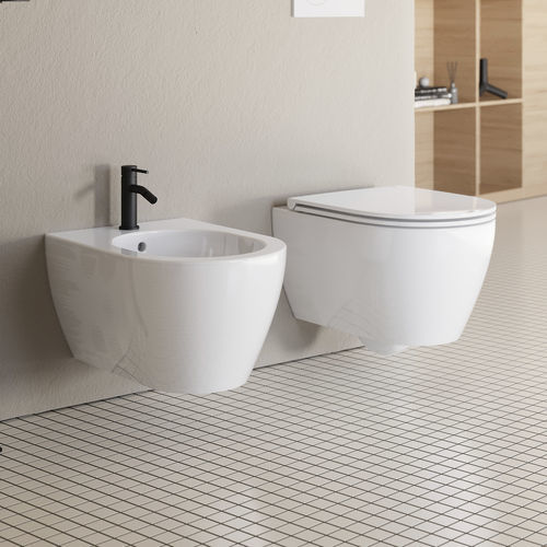WC sospeso - GLAM TWIST - Scarabeo Ceramiche - in ceramica / non specificato / per uso residenziale