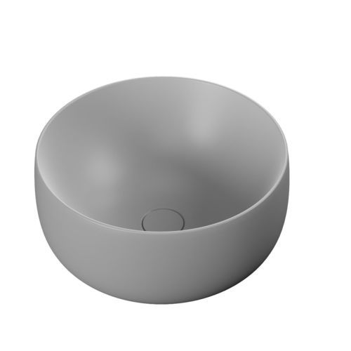 Lavabo da appoggio - FIDIA&reg; - Scarabeo Ceramiche - in ceramica / finitura opaca / lucido