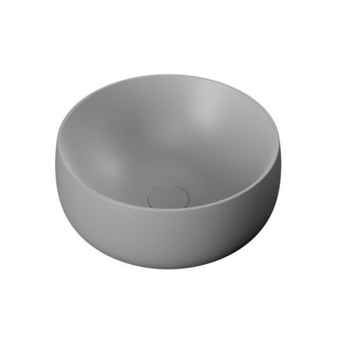 Lavabo da appoggio - FIDIA® - Scarabeo Ceramiche - in ceramica / personalizzabile / circolare
