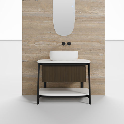 Supporto per lavabo in metallo - BI LOOP &reg; - Scarabeo Ceramiche