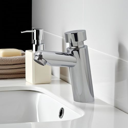 Rubinetto per lavabo - 101103110 - SUPERGRIF - da piano / temporizzato / in ottone cromato
