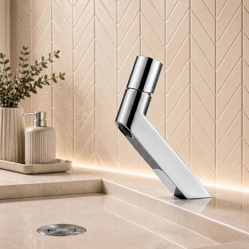 Miscelatore per lavabo - 504106110 - SUPERGRIF - da piano / meccanico / in ottone cromato
