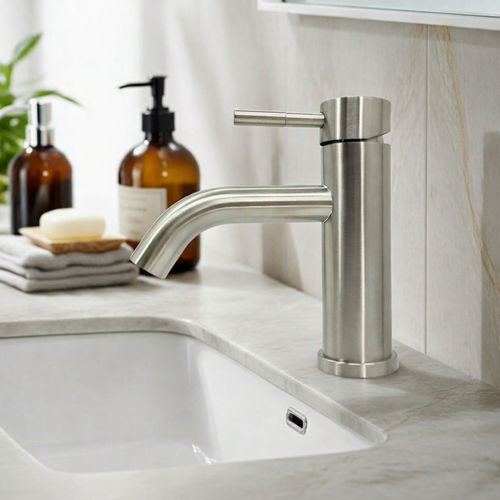 Miscelatore per lavabo - LOLA - SUPERGRIF - da appoggio / meccanico / in acciaio inossidabile