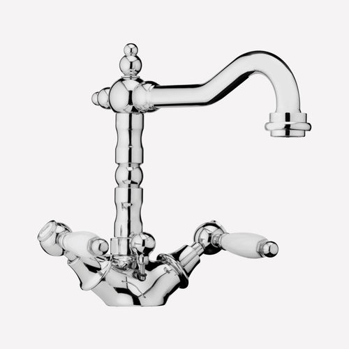 Miscelatore doppio comando per lavabo - DO700301 - Webert - da appoggio / in metallo cromato / da bagno