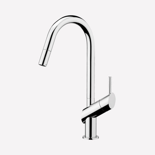Miscelatore da appoggio - HB940301 - Webert - in metallo cromato / da cucina / 1 foro