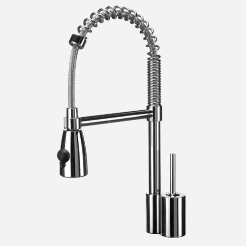 Miscelatore da appoggio - OM920601 - Webert - in metallo cromato / da cucina / 1 foro