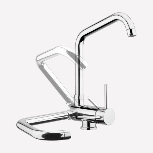 Miscelatore da appoggio - WD920701 - Webert - in metallo cromato / da cucina / 1 foro