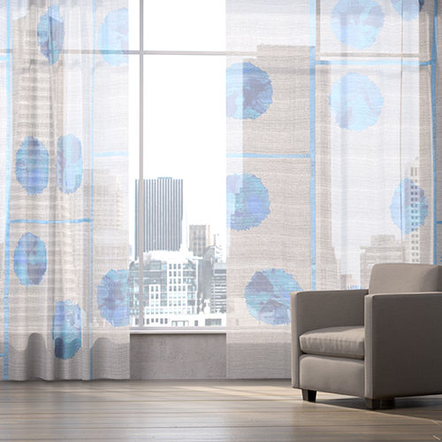 Tendina voile a motivi - BOUNCE - Knoll Textiles - in poliestere / in Trevira CS® / organica