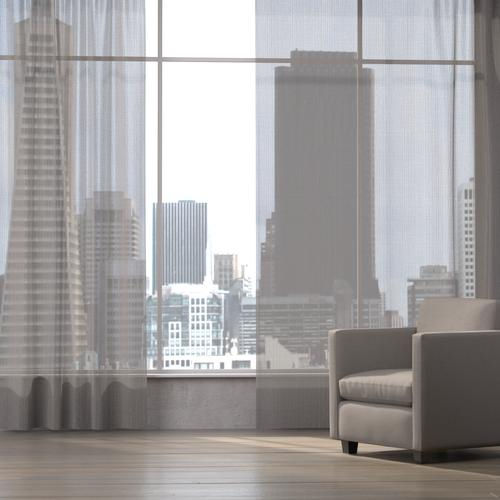 Tendina voile a motivi - ZONE - Knoll Textiles - in poliestere / in Trevira CS® / acustica