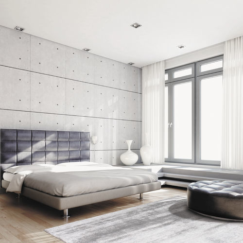 Tappeto contemporaneo - SILKY 3059-56 - ANGELO RUGS - a tinta unita / in seta vegetale / rettangolare