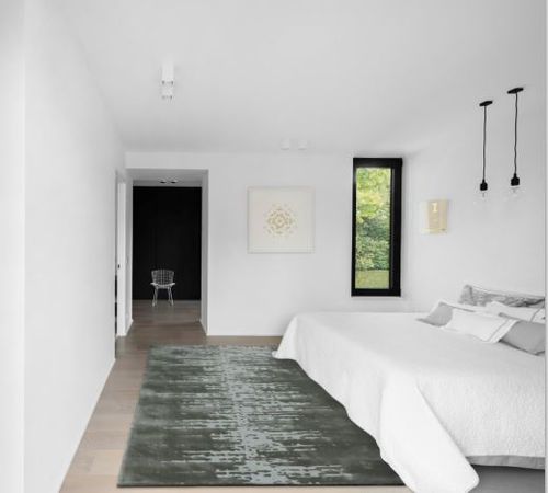 Tappeto contemporaneo - TENCELLA 6036 - ANGELO RUGS - a motivi / in Tencel® / rettangolare