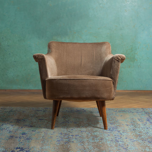Tappeto vintage - HERITAGE-5100 - ANGELO RUGS - a fiori / damascato / in fibra di bambù