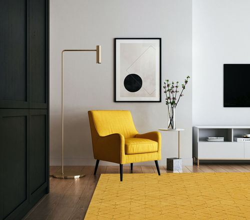 Tappeto in stile scandinavo - COZY-3045 - ANGELO RUGS - geometrico / in fibra di bambù / in seta vegetale