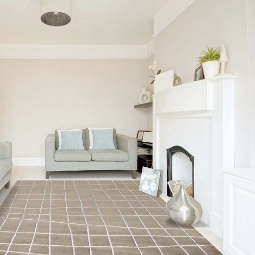 Tappeto contemporaneo - BALKAN 4854-55 - ANGELO RUGS - a motivi / in lana / rettangolare