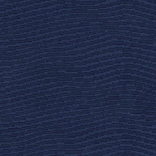 Tessuto da tappezzeria - WAVING ABOUT NAVY - WAVERLY Div. of Schumacher & Co. - con motivo a onde / in poliestere