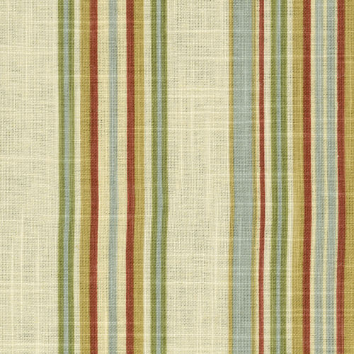 Tessuto da tappezzeria - STRIPE ENSEMBLE ROBIN'S EGG - WAVERLY Div. of Schumacher & Co. - a righe / in lino