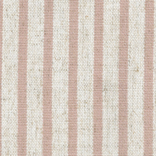 Tessuto da tappezzeria - HARLOW STRIPE BLUSH - WAVERLY Div. of Schumacher & Co. - a righe / in poliestere / in lino