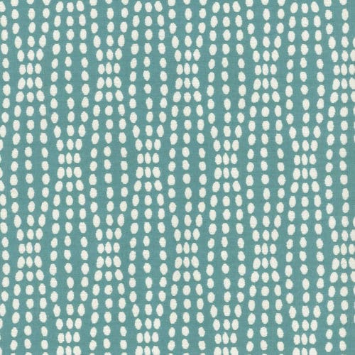 Tessuto da tappezzeria - STRANDS TEAL - WAVERLY Div. of Schumacher & Co. - a motivi / in poliestere / in cotone