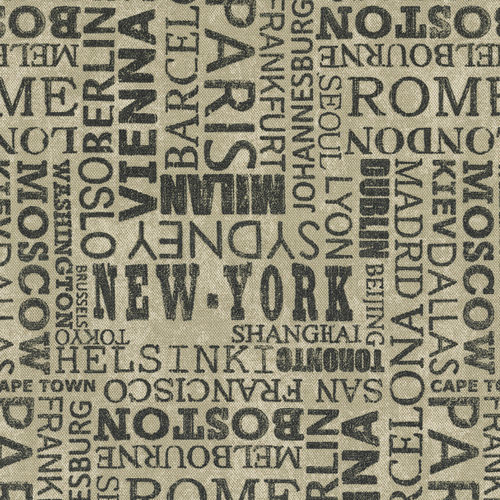 Tessuto da tappezzeria - DESTINATIONS GRAPHITE - WAVERLY Div. of Schumacher & Co. - personalizzabile / in poliestere / in cotone
