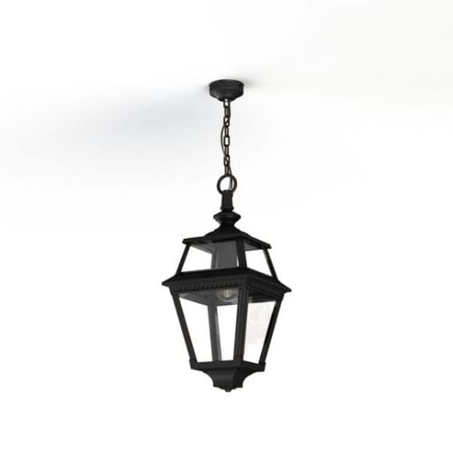 Lampada a sospensione - Place des Vosges 2 - Roger Pradier - in alluminio / in vetro / classica