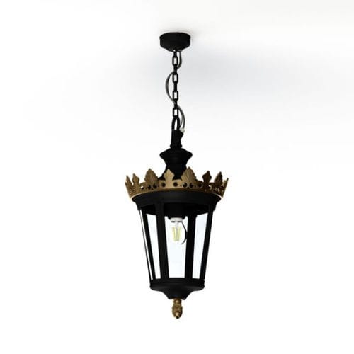 Lampada a sospensione - Louvre - Roger Pradier - in alluminio / in vetro / classica