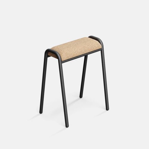 Sgabello da ufficio contemporaneo - BOSS PT SB - IBEBI - in tessuto / con supporto in alluminio / con 4 gambe
