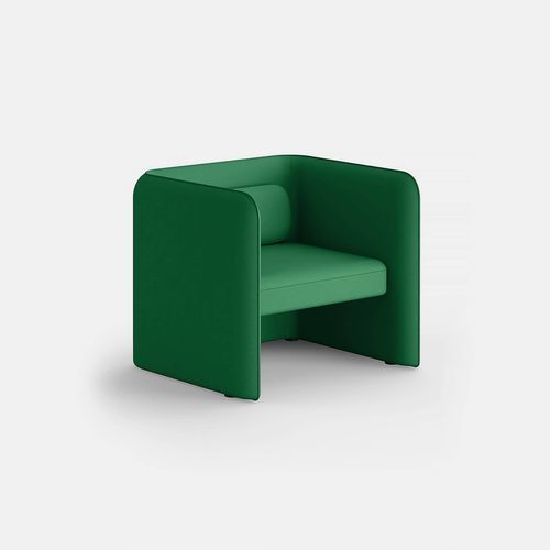 Poltrona contemporanea - KUMO PB - IBEBI - in tessuto / con cuscino rimovibile / con porta USB