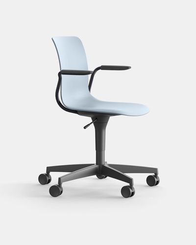 Sedia da ufficio contemporanea - NUME ST BR - IBEBI - da interno / in polipropilene / con supporto in nylon